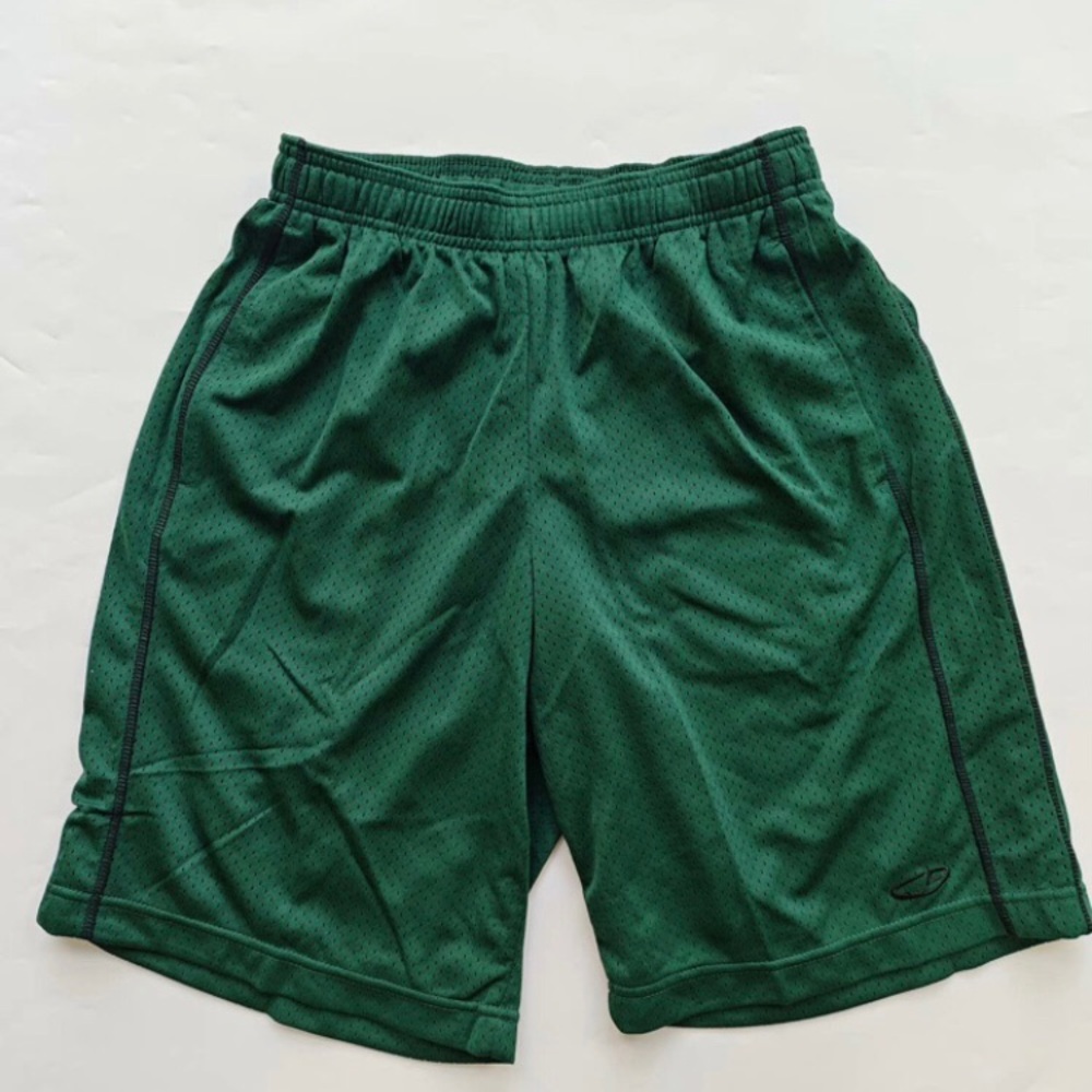 Champion Green Athletic Shorts Lightweight Performance